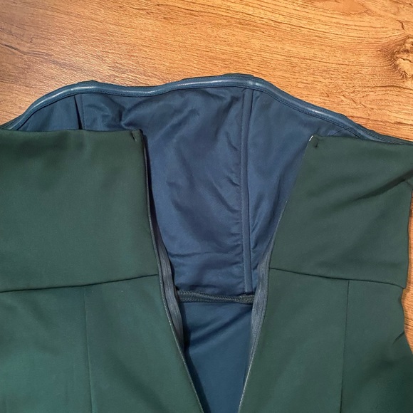 Green high low formal dress showpo sweetheart neck line strapless - Picture 5 of 6